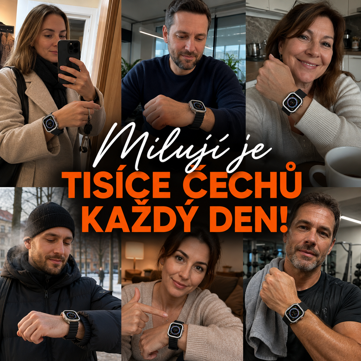 ⌚ ULTRA PRO™ Chytré hodinky + 2 ŘEMÍNKY ZDARMA  JEN DNES 🎁