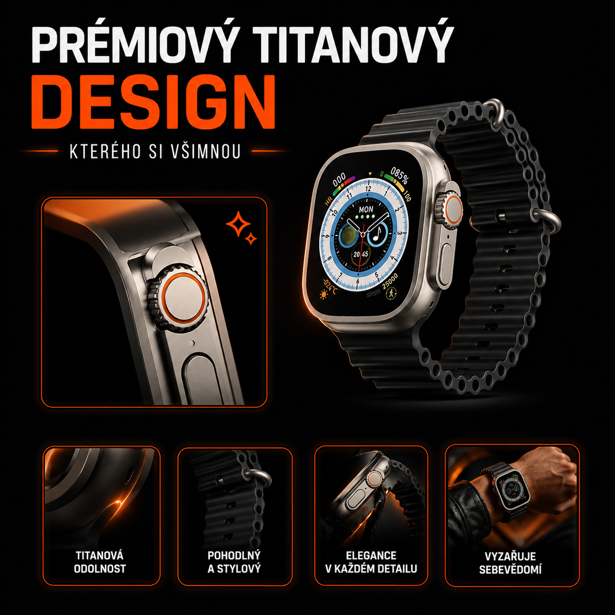 ⌚ ULTRA PRO™ Chytré hodinky + 2 ŘEMÍNKY ZDARMA  JEN DNES 🎁