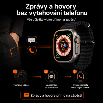 ⌚ ULTRA PRO™ Chytré hodinky + 2 ŘEMÍNKY ZDARMA  JEN DNES 🎁